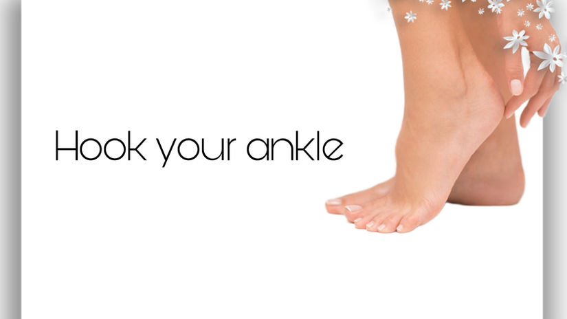 Hook your ankle